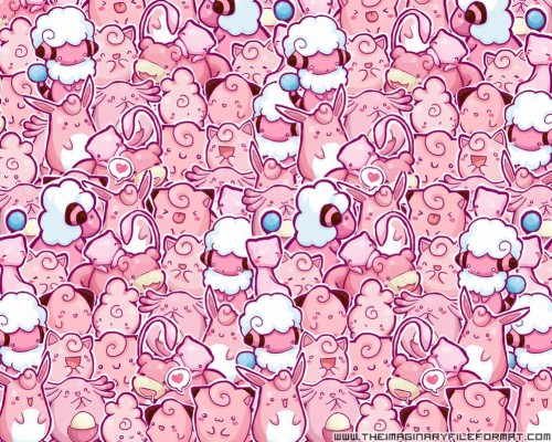 Cute, Kawaii And Pink - Pink Pokemon Phone Background  - HD Wallpaper