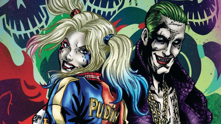 Photo Wallpaper Girl, Figure, Girl, Joker, Art, Harley - Harley Quinn ...