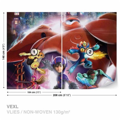 Disney Big Hero 6 Wallpaper Mural - Big Hero 6 - 750x750 Wallpaper ...