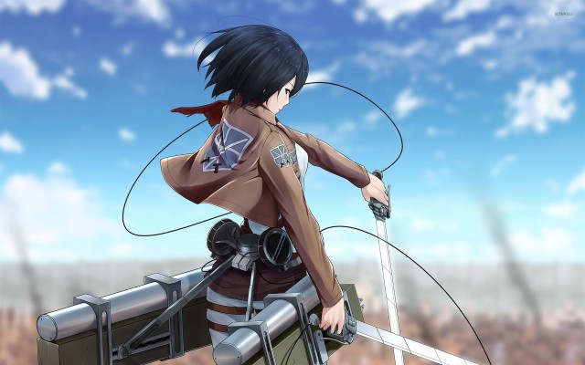 Mikasa, Attack Titan, Attack On Titan, 4k, - Mikasa Ackerman Wallpaper ...