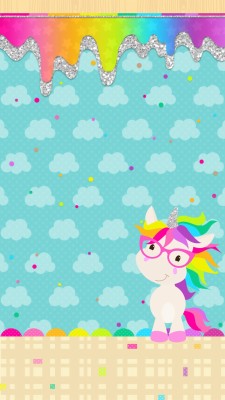 Kawaii Unicorn Wallpaper Iphone 690x1253 Wallpaper Teahub Io