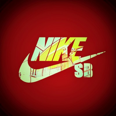 cool nike baseball logo