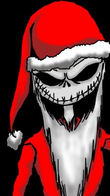 Jack Skellington Santa Claus - 640x1136 Wallpaper - teahub.io