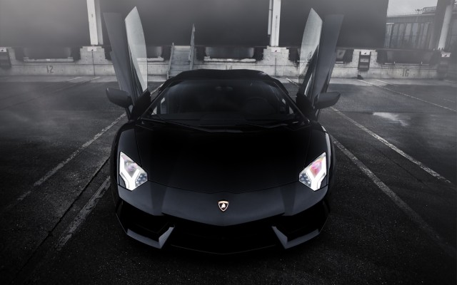 Black Wallpaper Lamborghini Car