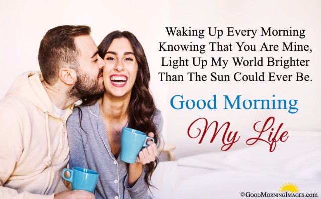 Sweet Good Morning Wishes For Girlfriend With Hd Couple - Romantic Good ...