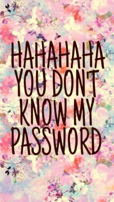 Create Your Own Wallpaper - Haha You Don T Know My Password Pig ...