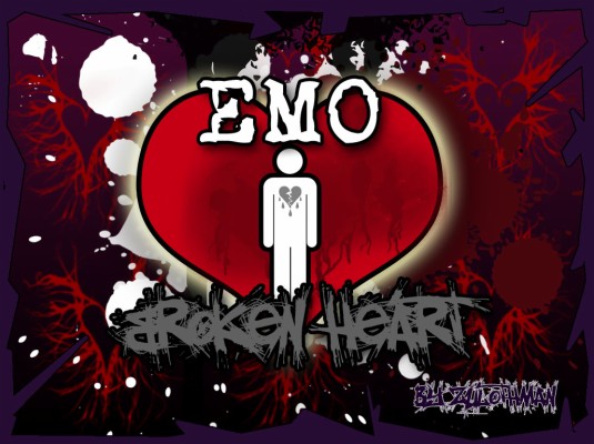 Free Newest Emo Wallpaper - Anime Wallpaper Broken Hearted - 1024x768