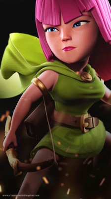 Princess Archer Clash Royale - 2160x3840 Wallpaper - teahub.io