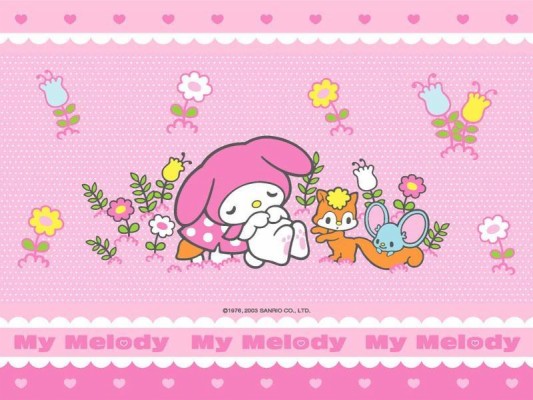 My Melody Cartoon Vector Free Download - 800x600 Wallpaper - teahub.io