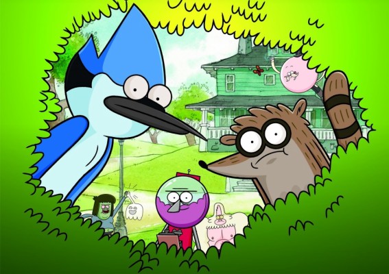 Regular Show Coloring 3 Mordecai Rigby Lawn Mower - Regular Show To