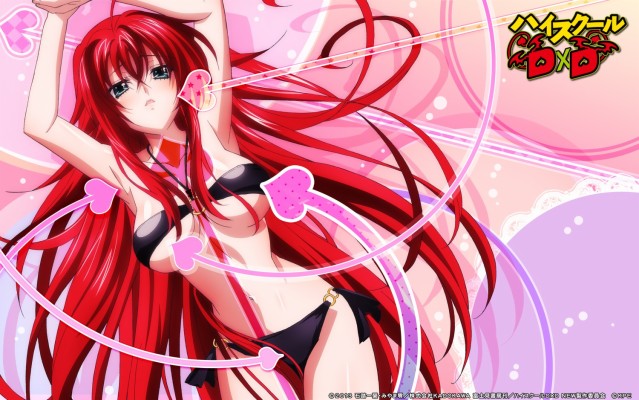 Bikini Highschool Dxd Rias Gremory Swimsuits Underboob Anime Wallpaper High School Dxd 1500x938 Wallpaper Teahub Io