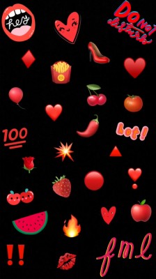 Featured image of post Love Cute Iphone Emoji Black Background / These decorations can suit all sorts of happy and soft.