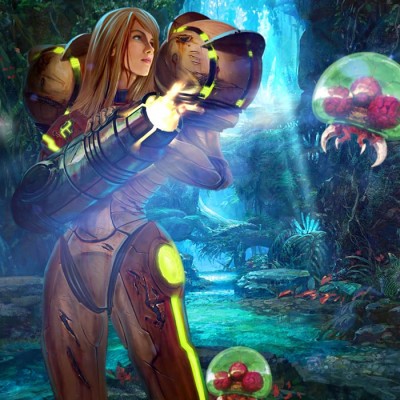 Metroid Wallpaper Engine - Metroid Samus Helmet Off - 700x700 Wallpaper ...