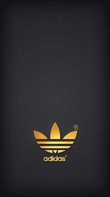 Adidas Wallpaper 12 - Black And Gold Adidas Logo - 640x1136 Wallpaper ...