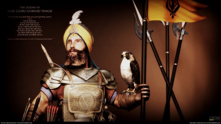 Guru Gobind Singh With Horse - 1024x588 Wallpaper - teahub.io