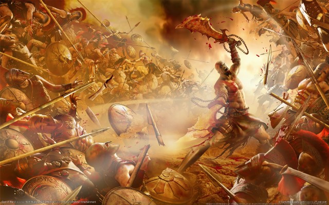 God Of War Battle - 1920x1200 Wallpaper 