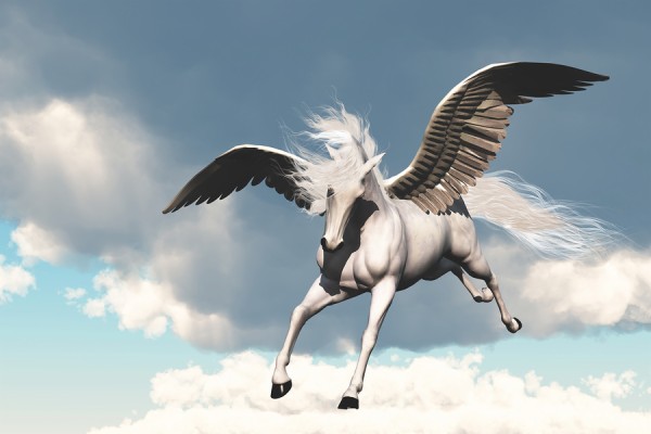 Magical Flying Creatures Await - Pegasus Painting - 900x600 Wallpaper 