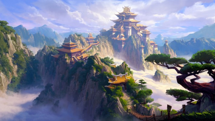 Fantasy Landscape Wallpaper 4k 3840x2160 Wallpaper Teahub Io