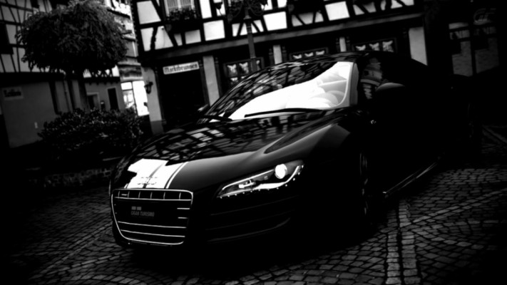 Audi R8 Audi Automovil Deportivo Negro Camino Black Audi In Road 5796x3864 Wallpaper Teahub Io