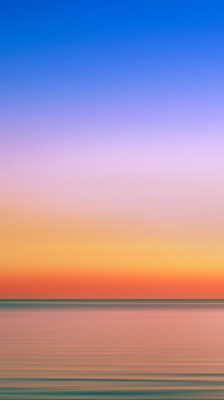 Sunset Sky Minimal Nature Red Android Wallpaper Sunset