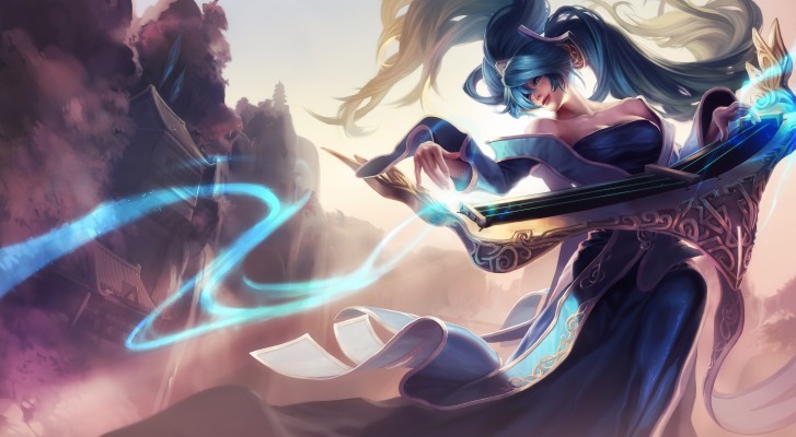 League Of Legends Sona Wallpaper Hd - 1920x1080 Wallpaper - teahub.io