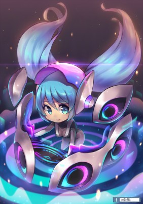 League Of Legends Anime Dj Sona  - HD Wallpaper