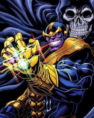 User Uploaded Image - Thanos And Death Art - 720x900 Wallpaper - teahub.io