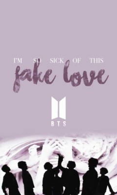 Fake Love Bts Lyrics - 640x1136 Wallpaper - teahub.io