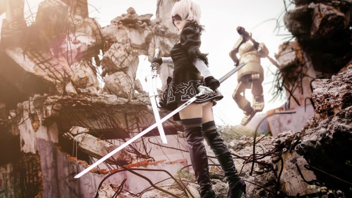 Download Nier Automata Wallpapers And Backgrounds Teahub Io
