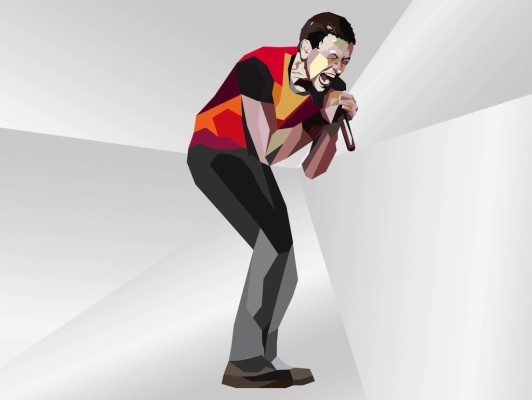 Chester Bennington - Chester Bennington Vector Art - 1024x769 Wallpaper ...