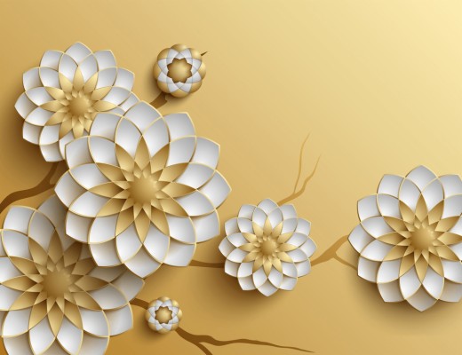 Golden Flower 1000x768 Wallpaper Teahub Io