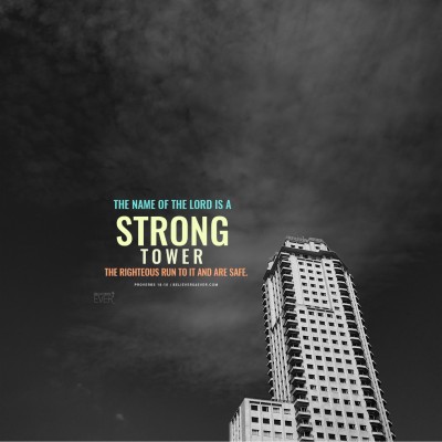 He Name Of The Lord Is A Strong Tower Tablet Wallpaper - Christian Ipad  Wallpapers Hd - 1280x1280 Wallpaper 