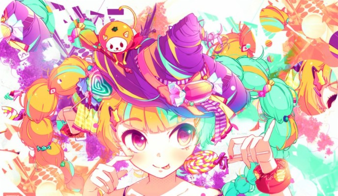 Anime Kawaii Wallpapers - Yuc E Future Candy  - HD Wallpaper
