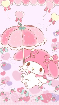 Pink Wallpaper Cute Kawaii  - HD Wallpaper