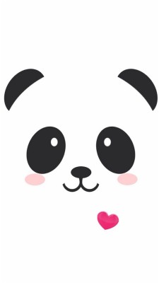 1080x1920, Iphone Cute Face Panda Wallpaper Resolution - Iphone Panda Wallpaper Hd  - HD Wallpaper