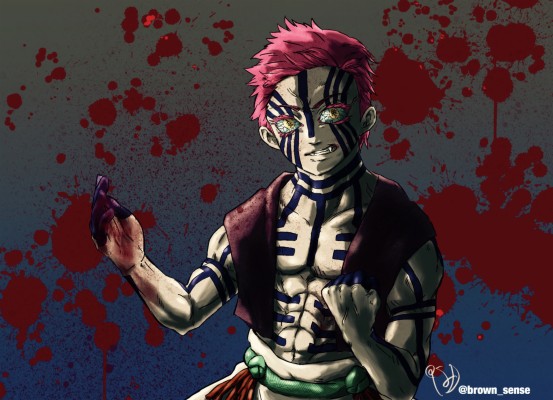 Kimetsu No Yaiba Akaza 19x1387 Wallpaper Teahub Io