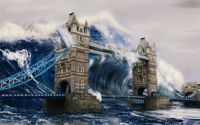 Tsunami in japan 1498