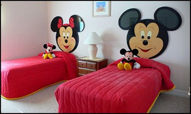 Minnie Mouse Bedroom Design - Cartoon - 1536x921 Wallpaper 