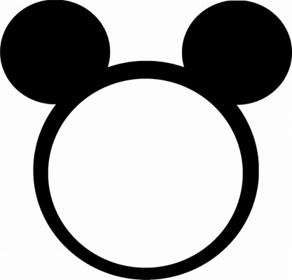 Mickey Mouse Head Printable Mickey Mouse Ears Template - Mickey Mouse ...