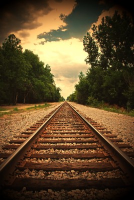 Railway Track Background Hd - 1920x1080 Wallpaper 