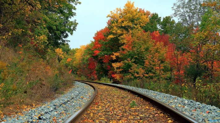 Railway Track Background Hd - 1920x1080 Wallpaper 