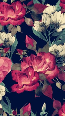 Fond D Ecran Floral Sombre - 720x1280 Wallpaper - teahub.io