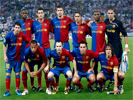 Barcelona Players Celebrating 10 11 Fc Barcelona 10 11 1444x10 Wallpaper Teahub Io