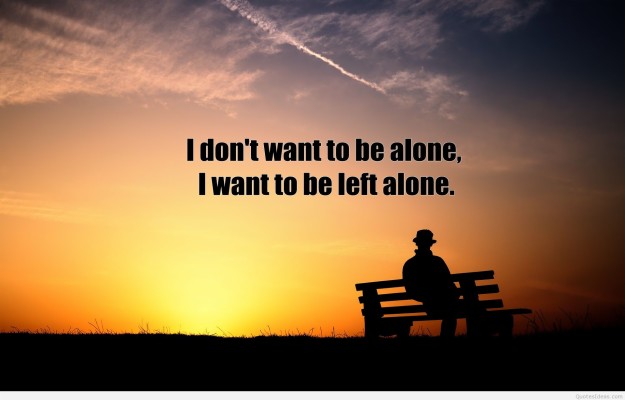 Picture Alone Quote Wallpaper New - Want To Be Alone Status - 1920x1227 ...