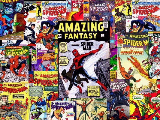 Featured image of post Desktop Spiderman Comic Wallpaper / Comic hero batman pow oops halftone emoji superwoman super spiderman.