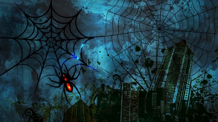 Halloween Spider Web Wallpaper - Scary Spiders - 1920x1080 Wallpaper ...