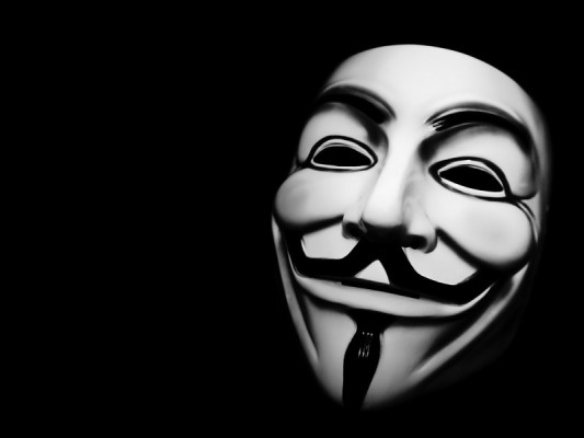 Anonymous Mask Hd Wallpaper - Black And White Joker Mask - 800x600 Wallpaper  