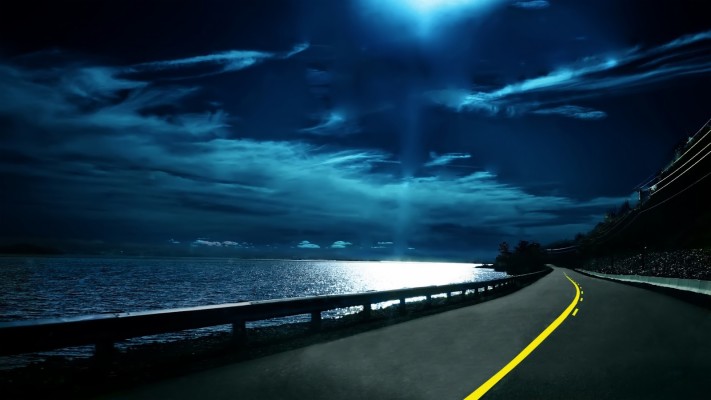 Programmer Wallpaper - Highway Night - 1600x900 Wallpaper 