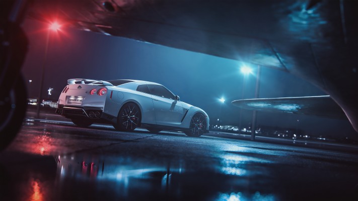 Nissan Gtr And Aircraft - 3840x2160 Wallpaper - teahub.io