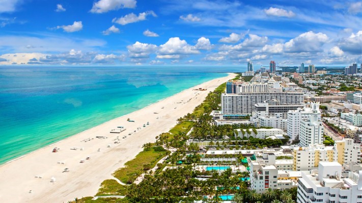 South Beach - Miami Beach Wallpaper Hd - 1920x1080 Wallpaper - teahub.io